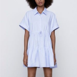 zara short oxford dress